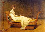 Jacques-Louis  David Portrait of Madame Recamier Norge oil painting reproduction